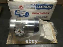 New Leeson 121350.00 CZ145T17WC11A Washguard II 1.5HP 1740RPM 3PH Electric Motor