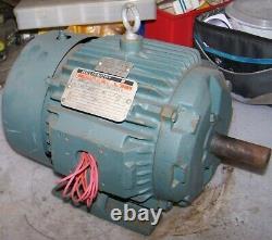New Reliance 3 HP Electric Ac Motor 460 Vac 1740 RPM 182t Frame 3 Phase