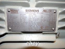 New Siemens 3 HP Ac Electric Motor 213t Frame 208-230/460 Vac 1175 RPM Tefc