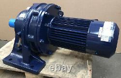 New Sumitomo Cyclo 2.2kW 3-Phase Electric Motor Gearbox Straight Drive 17RPM