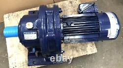 New Sumitomo Cyclo 2.2kW 3-Phase Electric Motor Gearbox Straight Drive 17RPM