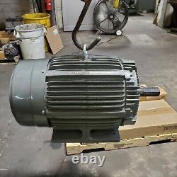 New Teco Westinghouse 30 HP Electric Motor 230/460 Vac 1770 RPM 286t Frame