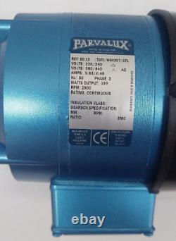 Parvalux SD13 /TEFC/ AC Electric Motor 190w 2800RPM 2-Pole 3-Phase Foot Mounted