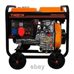 Portable Diesel Generator Open Frame ATS Electric Start 5kVA Three Phase 10HP