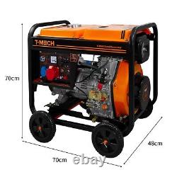 Portable Diesel Generator Open Frame ATS Electric Start 5kVA Three Phase 10HP