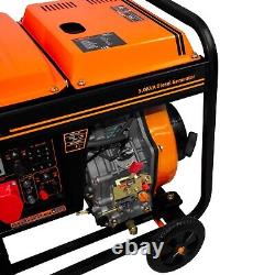 Portable Diesel Generator Open Frame ATS Electric Start 5kVA Three Phase 10HP