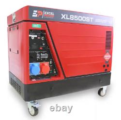 Powerful Electric Key Start Portable Three Phase 6kw Standby Diesel Generator