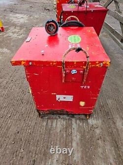 Red 10 KVA 3 Three phase 400 110 volt Electrical Site Transformer £150+vat TR8