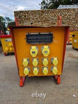 Red 15 KVA 3 Three phase 400 110 volt Electrical site Transformer £250+vat T17