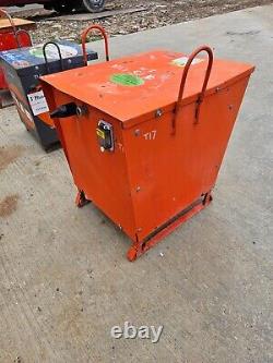 Red 15 KVA 3 Three phase 400 110 volt Electrical site Transformer £250+vat T17