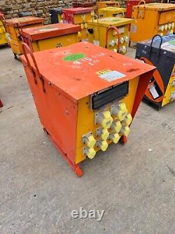 Red 15 KVA 3 Three phase 400 110 volt Electrical site Transformer £250+vat T17