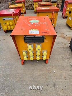 Red 15 KVA 3 Three phase 400 110 volt Electrical site Transformer £250+vat T17