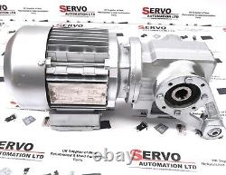 SEW 32RPM 0.37kW 3-Phase Electric Motor Gearbox Gear Hollow Reducer SA37/TDT71D4