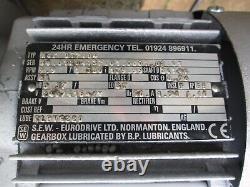 SEW-EURODRIVE 3 Phase Electric Motor Gearbox, used, Spares/ Repair