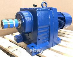 SEW-Eurodrive 1.5kW 3-Phase Electric Motor Brake Gearbox Straight Drive 11RPM