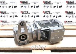 SEW SA37 1.1kW 3-Phase Electric Motor Gearbox Gear Hollow Reducer 207RPM