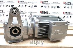 SEW SA37 1.1kW 3-Phase Electric Motor Gearbox Gear Hollow Reducer 207RPM