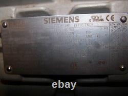 Siemens 15 HP Ac Electric Motor 254t Frame 3530 RPM 208-230/460 Vac Tefc 3 Phase
