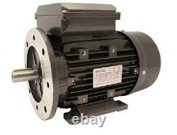Single Phase 230v Electric Motor, 1.1Kw 2 pole 3000rpm with flange and foot moun