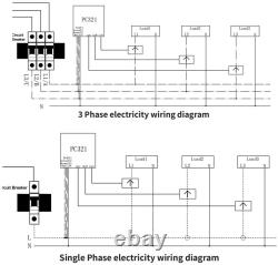 Smart Three phase Electricity Meter Wi Fi Enabled Energy Monitor (80A)