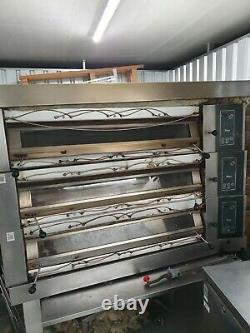 Sveba Dahlen Dc-32p Three Phase Electric Commercial Pizza Oven With Stand
