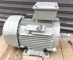 TECO 4kW (5.5HP) AC Electric Motor 2875RPM 2-Pole B3 Foot 112M IE3 Cast Iron
