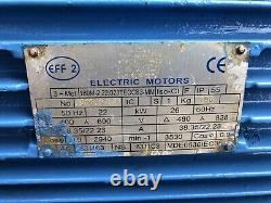 TEC 22kW 2-Pole 2940RPM AC Electric Motor 180M B3 Foot 400/690v 48mm Shaft