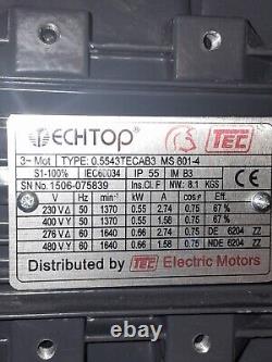 TEC Electric Motor 0.55kW New
