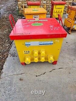 TMC 10 KVA 3 Three phase 400 110 volt Electrical Site Transformer £150+vat T12