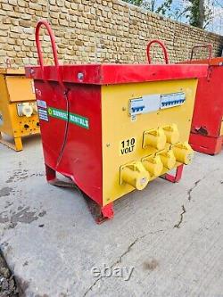 TMC 10 KVA 3 Three phase 400 110 volt Electrical Site Transformer £150+vat T12