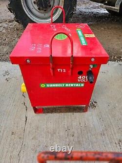 TMC 10 KVA 3 Three phase 400 110 volt Electrical Site Transformer £150+vat T12