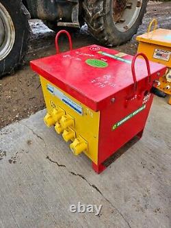 TMC 10 KVA 3 Three phase 400 110 volt Electrical Site Transformer £150+vat T12