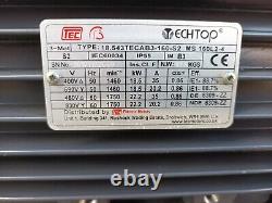 Tec electric motor 18.5kw 18.543tecab3-160-52 4 pole 3 phase b3