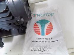 Techtop 2hp 1740rpm Industrial Electric Motor Gr3-al-tf-145t-4-b-d-2 Nib