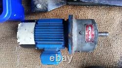 Three Phase Argus 55 Brook Electric Motor with Peter Rayner Gearbox 550w 41RPM