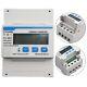 Three Phase Four Wire Electric Energy Meter DTSU666 in White+Blue Color