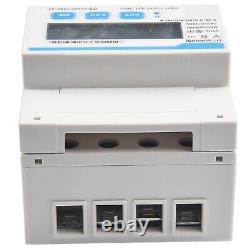 Three Phase Four Wire Electric Energy Meter DTSU666 in White+Blue Color