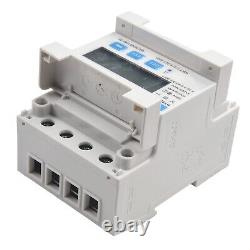 Three Phase Four Wire Electric Energy Meter DTSU666 in White+Blue Color