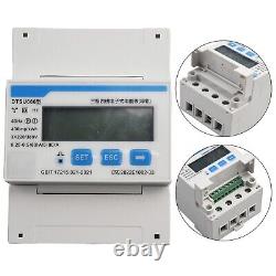 Three Phase Four Wire Electric Energy Meter DTSU666 in White+Blue Color