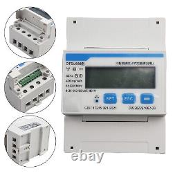 Three Phase Four Wire Electric Energy Meter DTSU666 in White+Blue Color