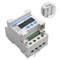 Three Phase Four Wire Electric Energy Meter DTSU666 in White+Blue Color