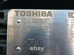 Toshiba 5HP 1750RPM ELECTRIC MOTOR 184T FRAME 0054SDSR41A-P NEW READ