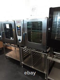 Used Rational 6 Grid Electric (16amp Three Phase) SCC Combi Oven On Stand