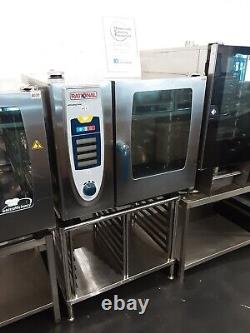 Used Rational 6 Grid Electric (16amp Three Phase) SCC Combi Oven On Stand