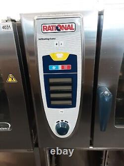 Used Rational 6 Grid Electric (16amp Three Phase) SCC Combi Oven On Stand