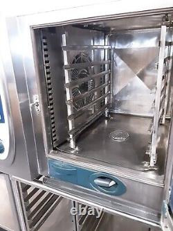 Used Rational 6 Grid Electric (16amp Three Phase) SCC Combi Oven On Stand