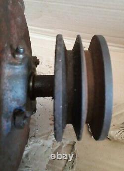 VINTAGE HIGGS MOTORS LTD 3 Phase Electric Motor With Twin Pully COLLECTION