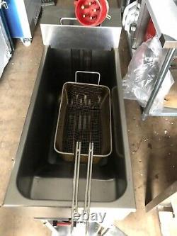 Valentine V250 Electric Fryer, single Tank, Three Phase. Powerful Commercial Fryer