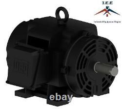 WEG 15 HP 3 Phase 1800 RPM Air Compressor Duty Electric Motor 254T Frame ODP