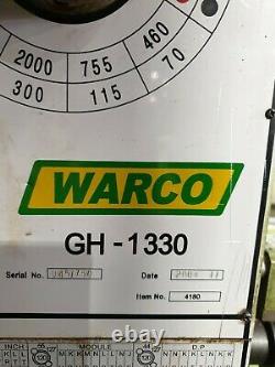 Warco Gh-1330, 3 Phase Lathe, Fantastic Condition